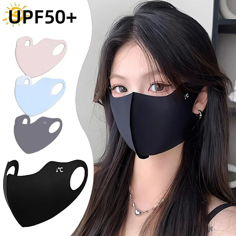 Cloth Face Mask Washable - 1/2/4 Buah Masker Wajah Pelindung UV