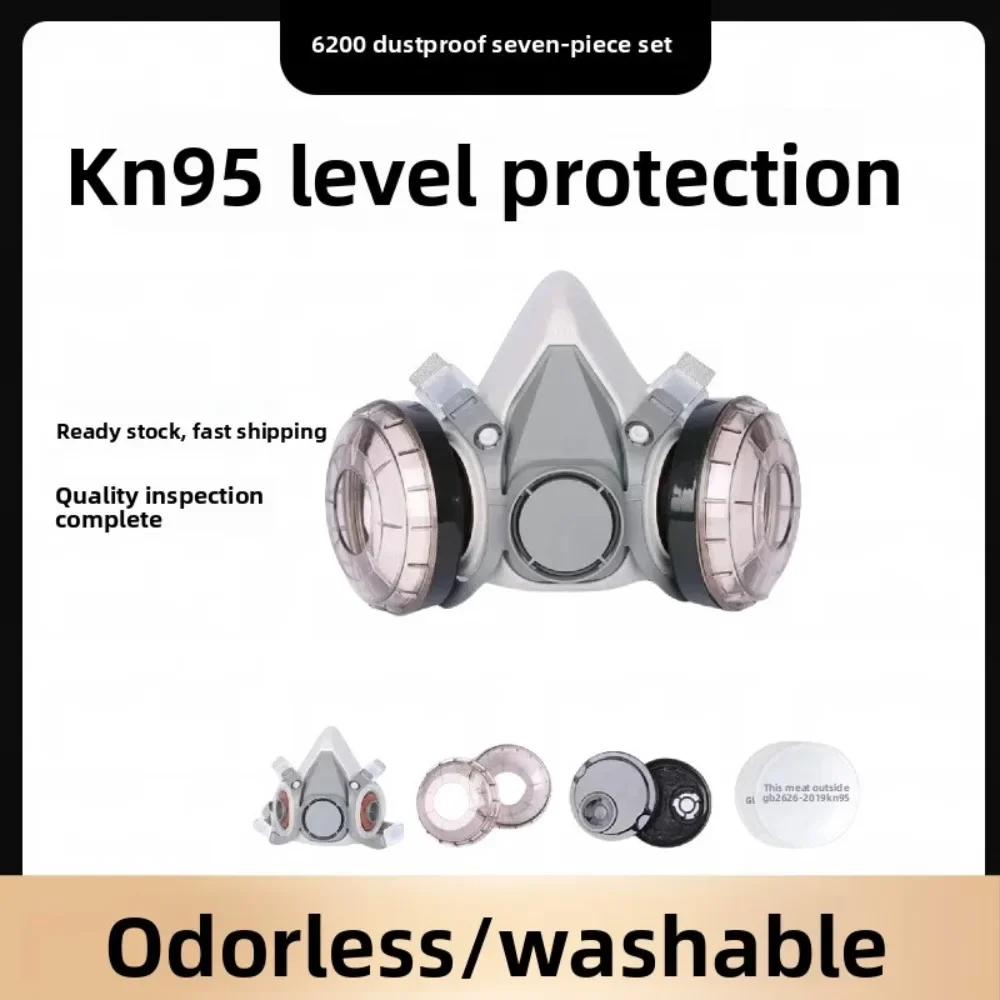 Respirator Half Face - 6200 Respirator Setengah Wajah yang Dapat