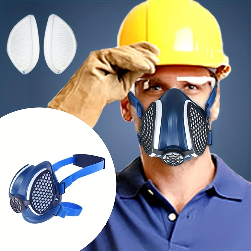 Respirator Half Face - Respirator Setengah Masker Silikon dengan Filter