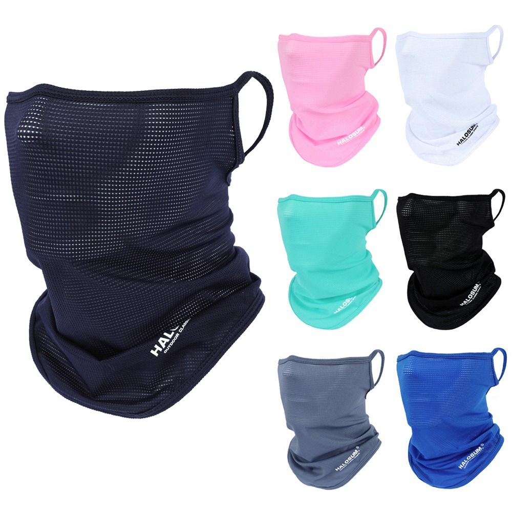 Sports Mask Breathable - Masker Sepeda Pelindung Matahari Sutra Es
