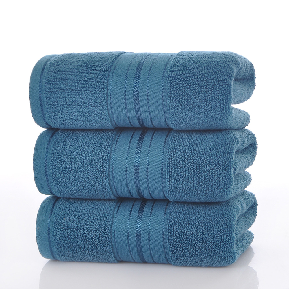 Cloth Face Mask Washable - Set Handuk Kamar Mandi Katun Biru