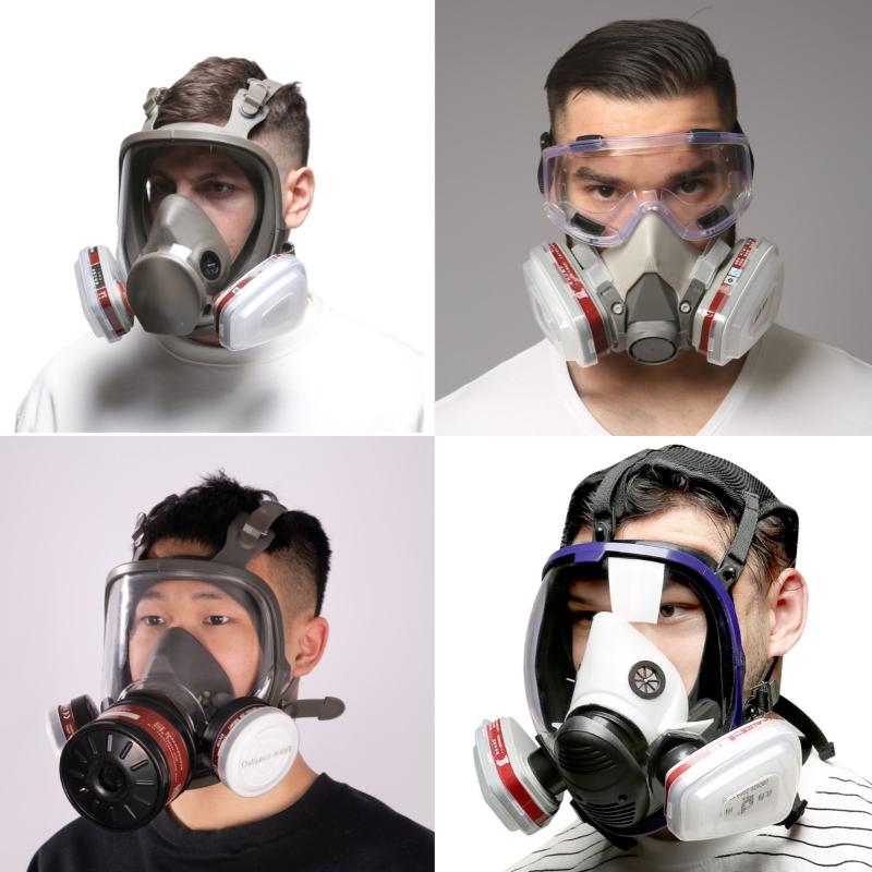 Respirator Half Face - 1 Set Masker Debu Setengah Wajah