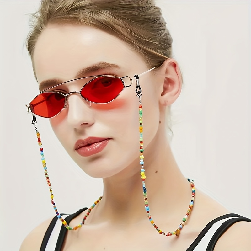 Tali Kacamata Boho Berhias Man - Mask Lanyard Adjustable ulasan dan harga