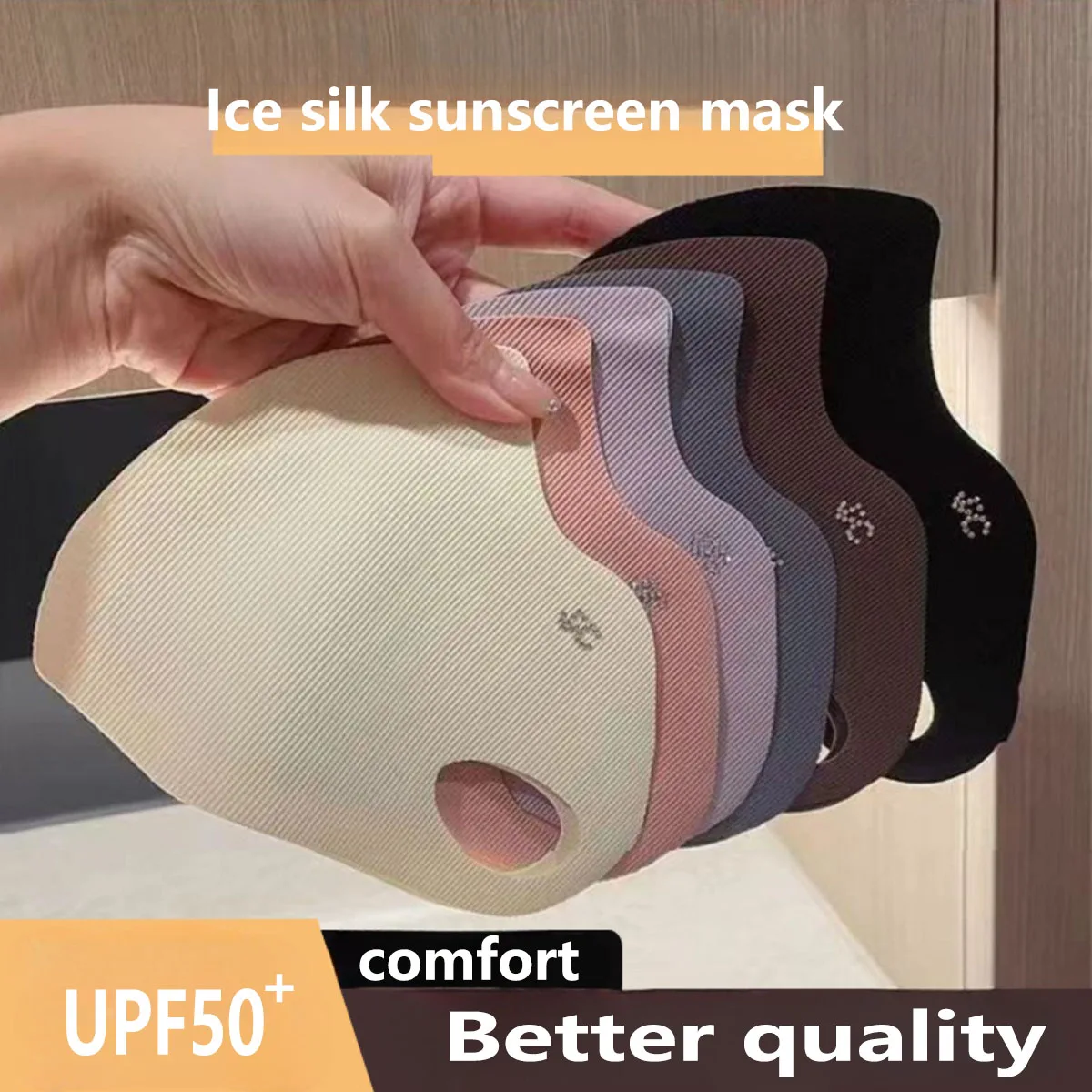 Masker Sutra Es Berulir 5 Warn - Cloth Face Mask Washable ulasan dan harga