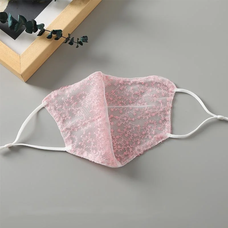 1/2 Buah Masker Wajah Renda Hi - Cloth Face Mask Washable ulasan dan harga