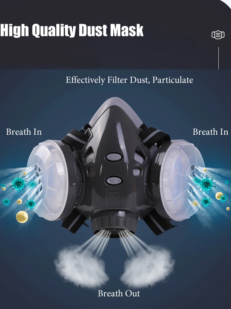 Masker debu setengah wajah kac - Kn95 Respirator Mask ulasan dan harga