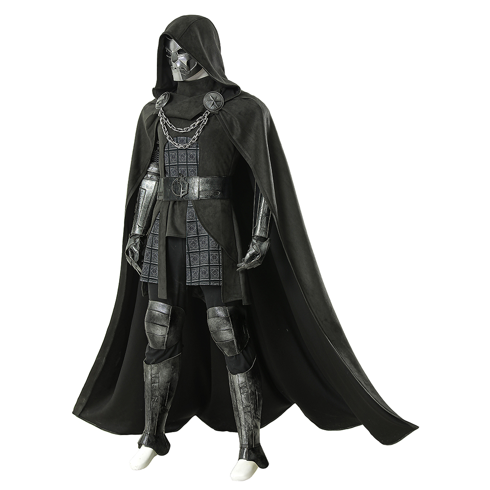 Kostum Cosplay Doctor Doom Bar - Black Face Mask Pack ulasan dan harga