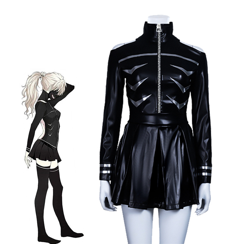 Kostum Cosplay Tokyo Ghoul Ken - Black Face Mask Pack ulasan dan harga