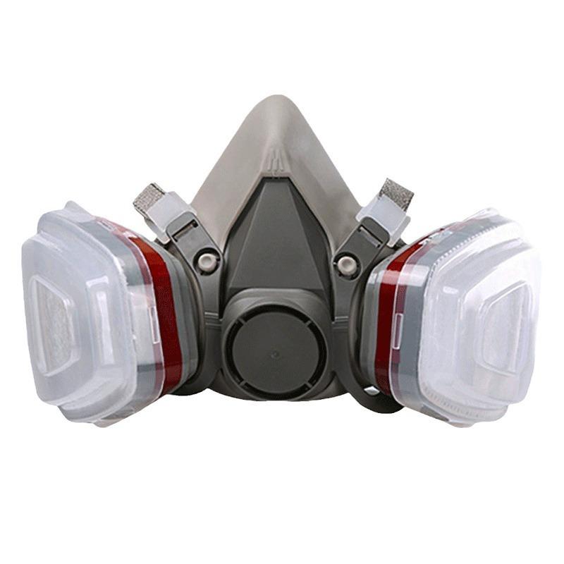 1 Set Masker Debu Setengah Waj - Respirator Half Face ulasan dan harga